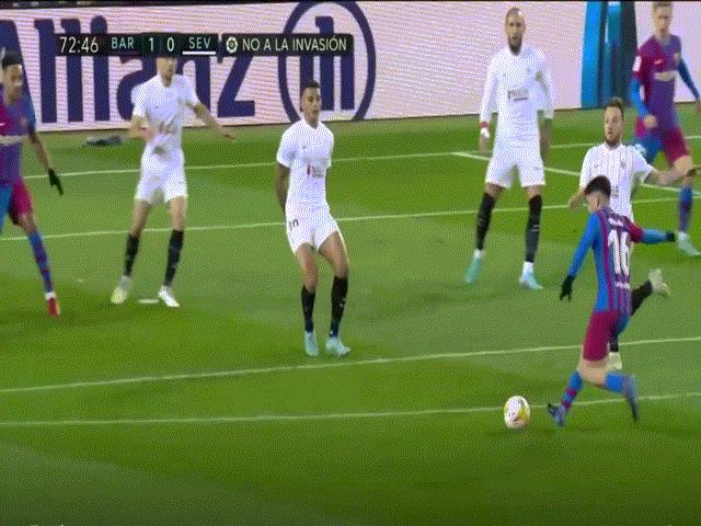 Video bóng đá Barcelona - Sevilla: Khoảnh khắc thiên tài, chiếm ngôi nhì bảng (Vòng 30 La Liga)