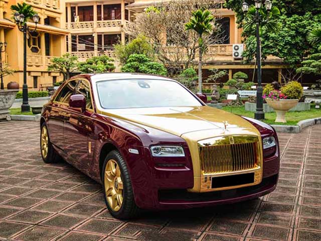 Rolls-Royce Ghost ”dát vàng” của Chủ tịch FLC có gì đặc biệt