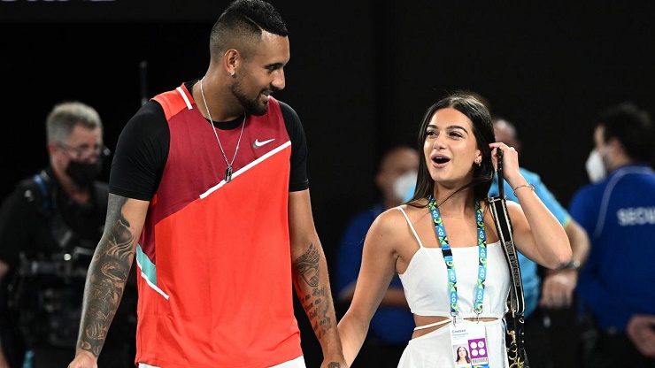 Kyrgios và bạn gái xinh đẹp