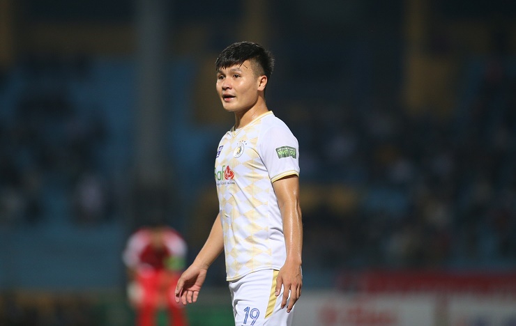 Dù thi đấu khá năng nổ nhưng Quang Hải không thể có bàn thắng ở trận cuối cùng tại V-League 2022