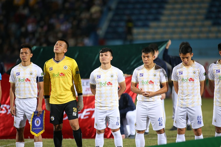 Đây là trận cuối của Quang Hải tại V-League 2022 trước khi anh chia tay Hà Nội FC để ra nước ngoài thi đấu