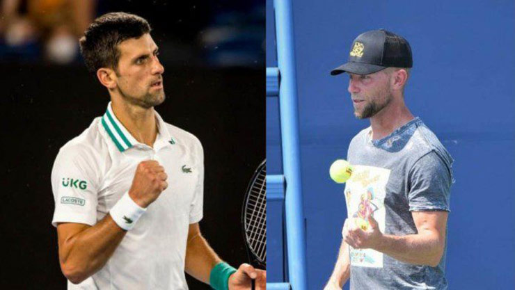 HLV nổi tiếng Rob Steckley (phải)&nbsp;ngợi khen Novak Djokovic khi dám bảo vệ quan điểm cá nhân không tiêm vaccine Covid-19