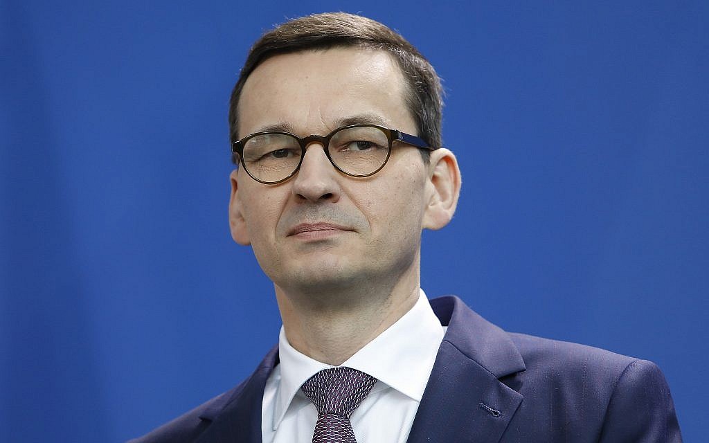 Thủ tướng Ba Lan Mateusz Morawiecki chỉ trích Đức, cho rằng Berlin là rào cản trong việc áp đặt biện pháp trừng phạt mạnh tay hơn với Nga. Ảnh: Getty