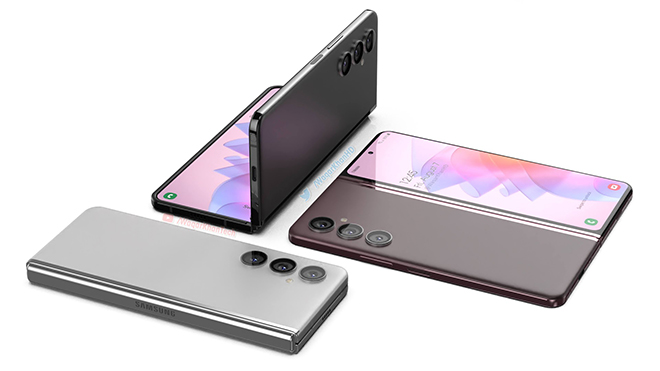 Ảnh concept&nbsp;Galaxy Z Fold 4.