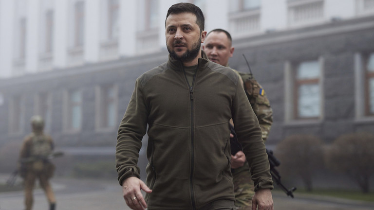 Tổng thống Ukraine Volodymr Zelensky.