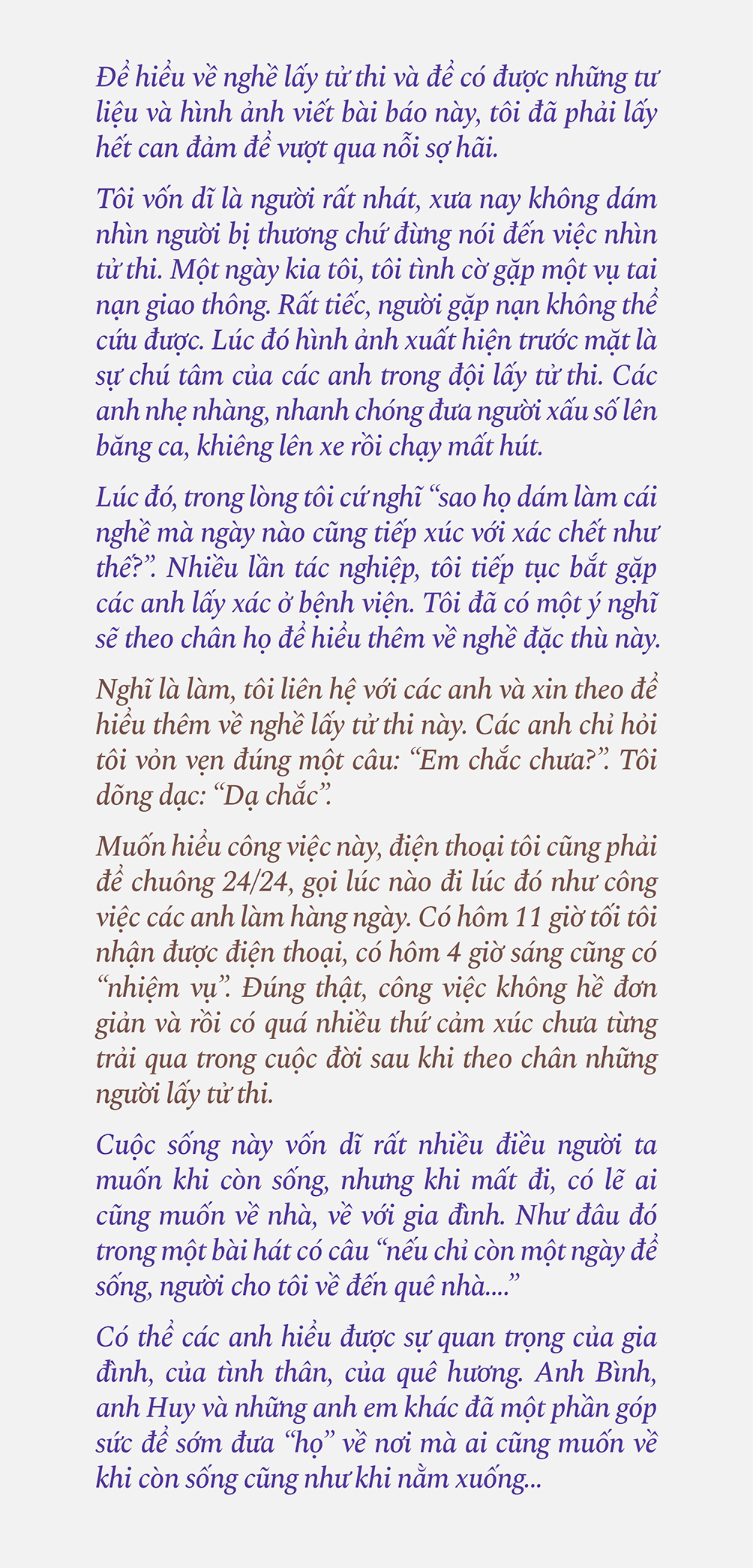 Tâm sự những người làm nghề lấy tử thi - 14