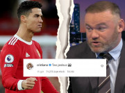 Bóng đá - Ronaldo khiến mạng xã hội dậy sóng, tố Wayne Rooney là &quot;kẻ ghen tị&quot;