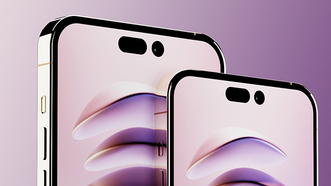 Ảnh concept&nbsp;iPhone 14 Pro và iPhone 14 Pro Max.