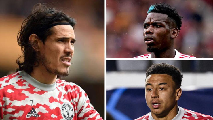 Cavani, Pogba và Lingard nằm trong nhóm 6 cầu thủ đã được MU thông báo sẽ phải ra đi hè này