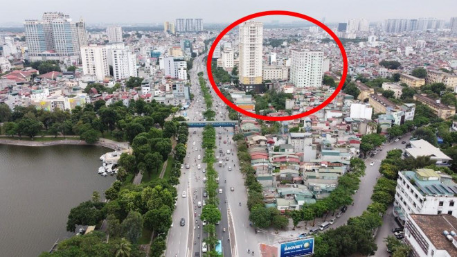 Khu "đất vàng" Tân Hoàng Minh góp vốn đầu tư trên địa bàn quận Hai Bà Trưng, đối diện công viên Thống Nhất, gần rất nhiều trường Đại học nổi tiếng