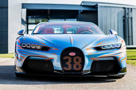 Bugatti Chiron Super Sport sở hữu màu sơn cực độc, có giá bán hơn 80 tỷ đồng