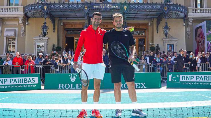 Djokovic đấu biểu diễn với Wawrinka trước thềm Monte Carlo