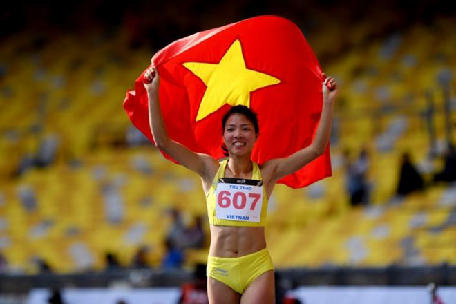 Khoảnh khắc Thu Thảo ăn mừng HCV tại ASIAD 2018