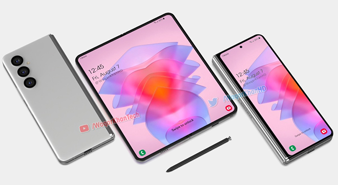 Ảnh concept&nbsp;Galaxy Z Fold 4.