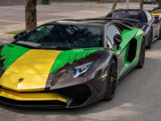 Ngắm xe - Siêu xe Lamborghini Aventador SV vừa về Việt Nam đã có &quot;áo mới&quot;