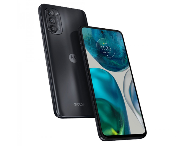 Motorola Moto G52 màu xám than.