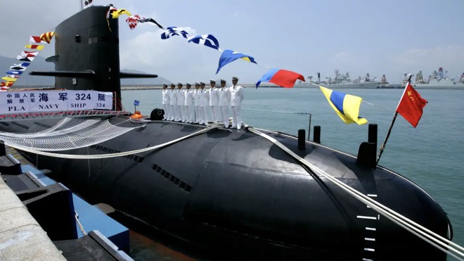 Tàu ngầm&nbsp;039G của Trung Quốc, neo ở Hong Kong.&nbsp;Tàu ngầm&nbsp;S26T mà Thái Lan đặt mua từ Trung Quốc dựa trên nguyên mẫu 039A Type.