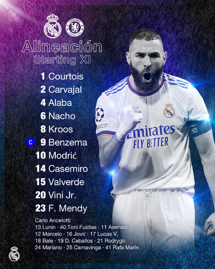 Trực tiếp bóng đá Real Madrid - Chelsea: Nỗ lực bất thành (Tứ kết Cúp C1) (Hết giờ) - 1