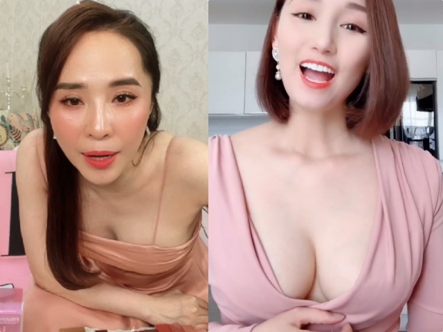 Quỳnh Nga cùng bạn thân mặc gợi cảm khi livestream