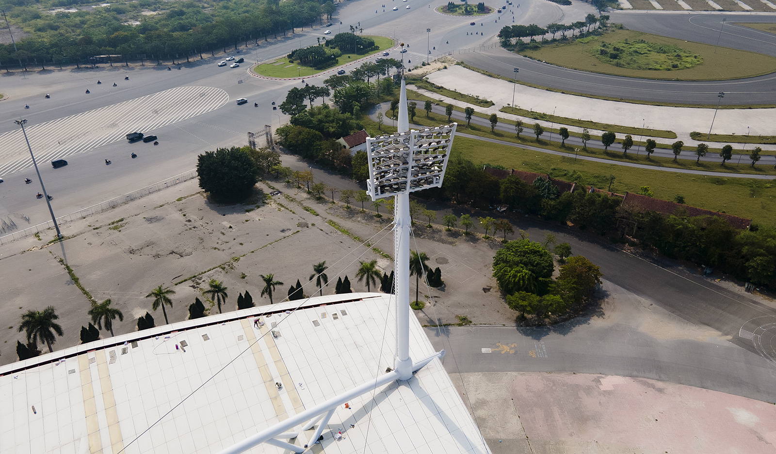 Sân vận động Mỹ Đình đã cơ bản hoàn thành các hạng mục phục vụ thi đấu SEA Games 31.