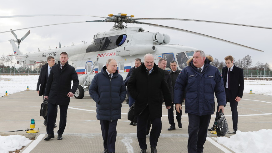 Tổng thống Nga Putin trong lần xuất hiện gần đây cùng Tổng thống Belarus (ảnh: RT)