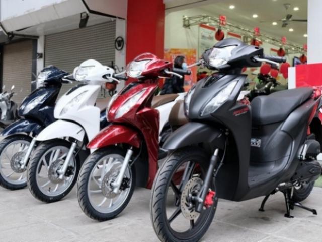 Cứ 100 xe máy bán ra tại Việt Nam thì có 19 chiếc là Honda Vision