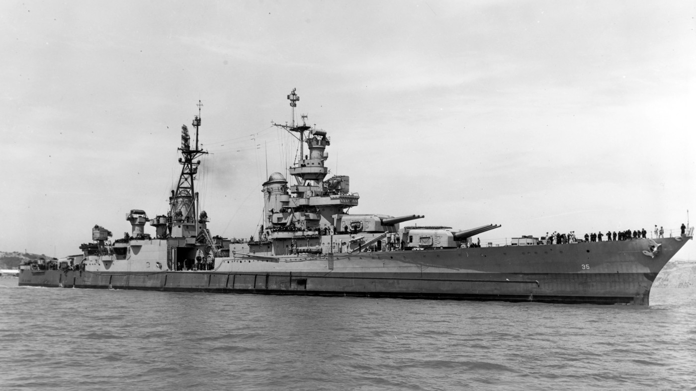 USS Indianapolis – soái hạm từng một thời là niềm tự hào của hải quân Mỹ (ảnh: DW)
