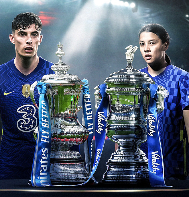 Cả đội bóng nam lẫn nữ của Chelsea đều vào chơi trận chung kết FA Cup.