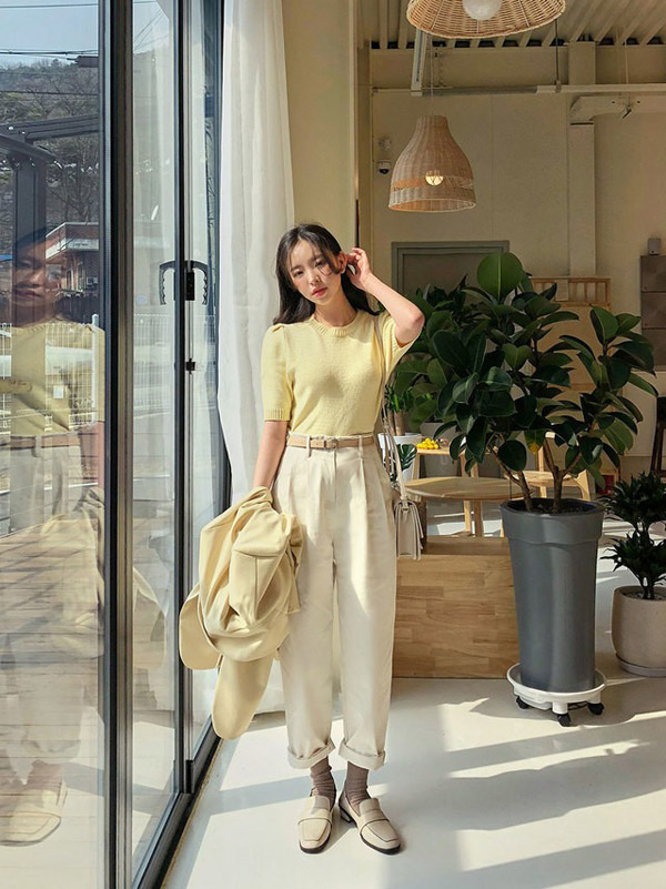 5 set đồ công sở cực trẻ trung và sành điệu cho các cô nàng công sở - 12