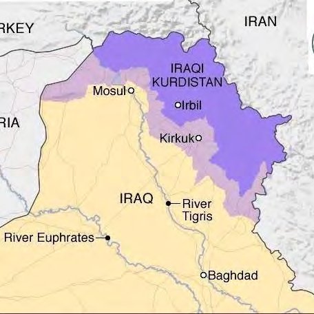 Khu vực miền bắc Iraq, giáp biên giới Thổ Nhĩ kỳ là khu tự trị Kurdistan, địa bàn sinh sống của người Kurd.