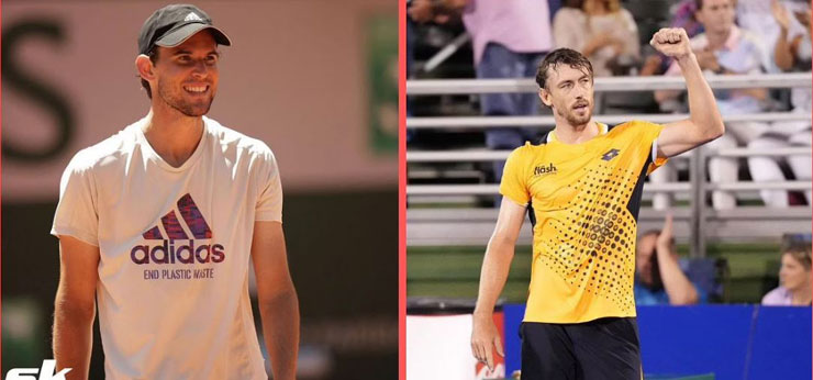 Dominic Thiem lần thứ tư chạm trán John Millman