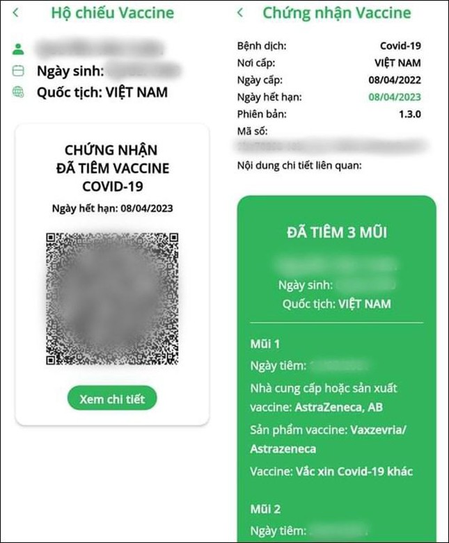 App PC-Covid has added the Vaccine Passport feature, please update and check now!  - first