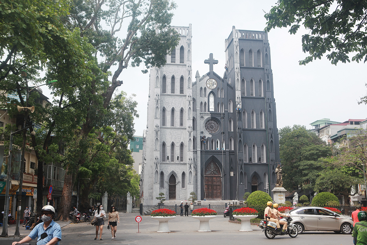 Appearance of Hanoi Cathedral after more than a year of restoration - 3