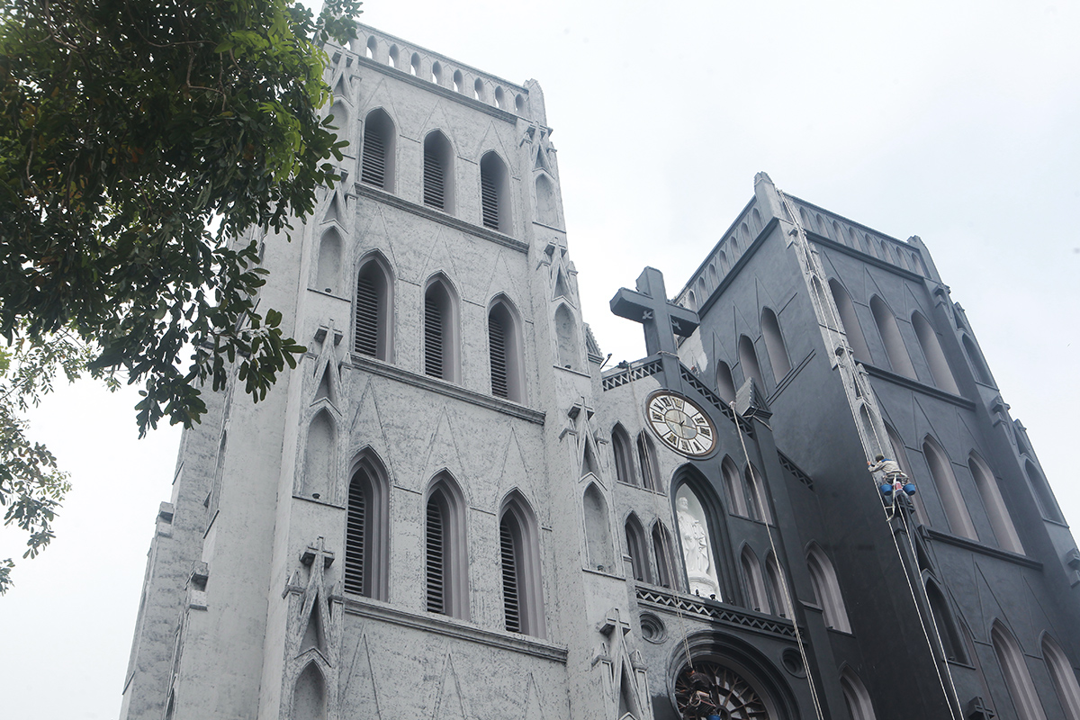 Appearance of Hanoi Cathedral after more than a year of restoration - 5