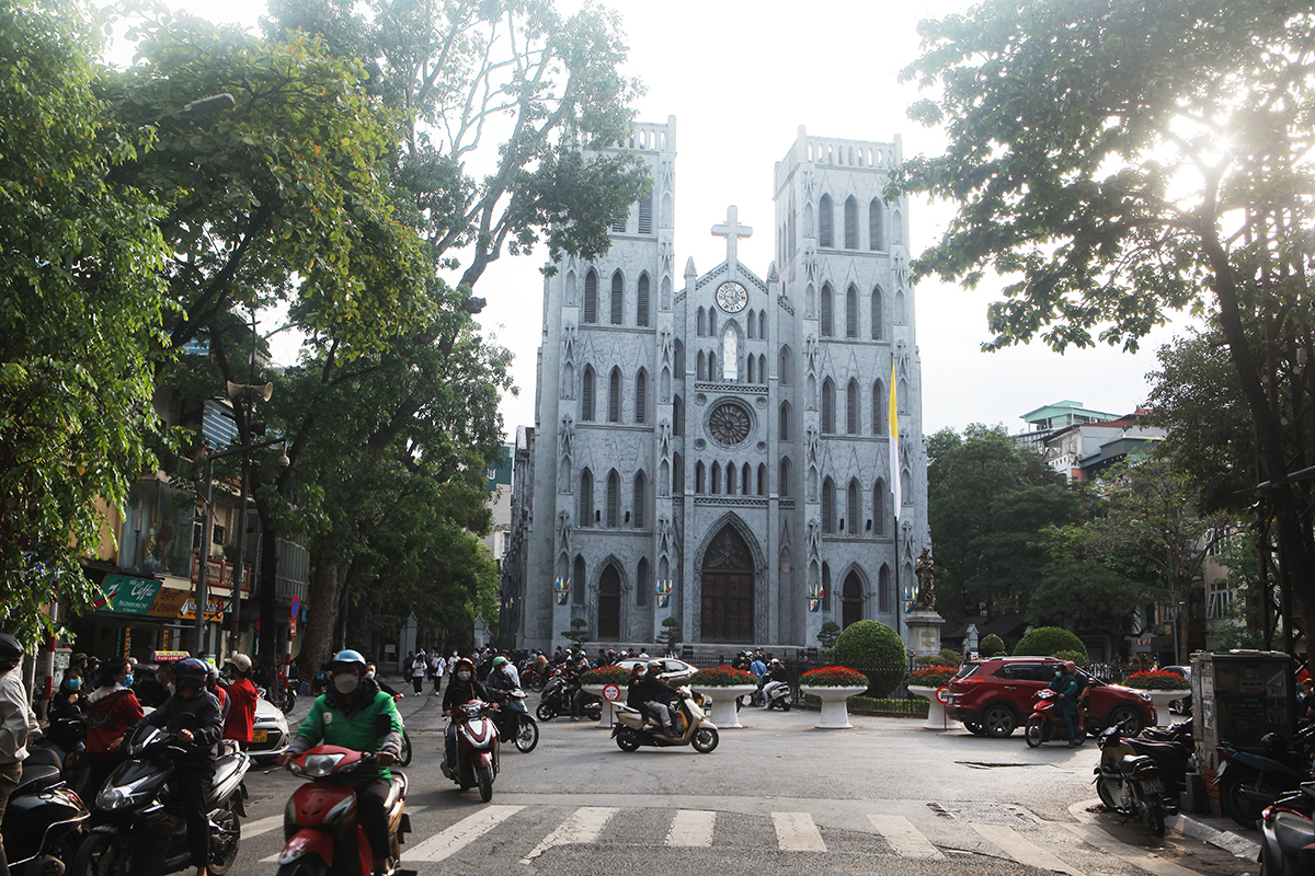 The appearance of Hanoi Cathedral after more than a year of restoration - 8