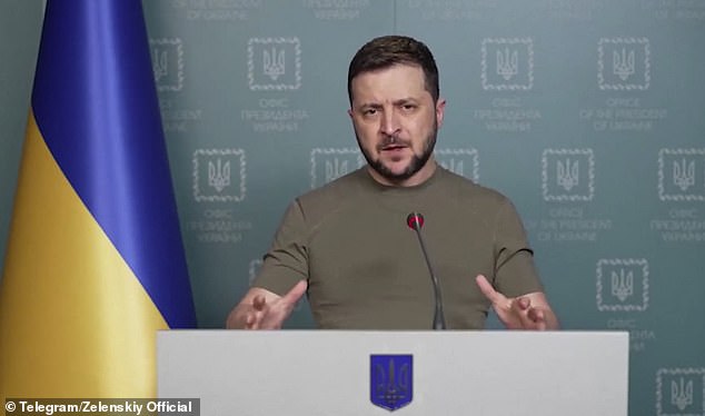 Ông Zelensky nói Nga đã phát động cuộc tấn công lớn ở vùng Donbass.