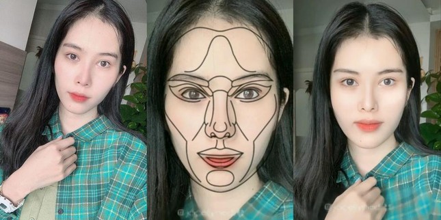 Changing Nam Em's face according to the golden ratio standard: Will it become a great beauty?  - 2