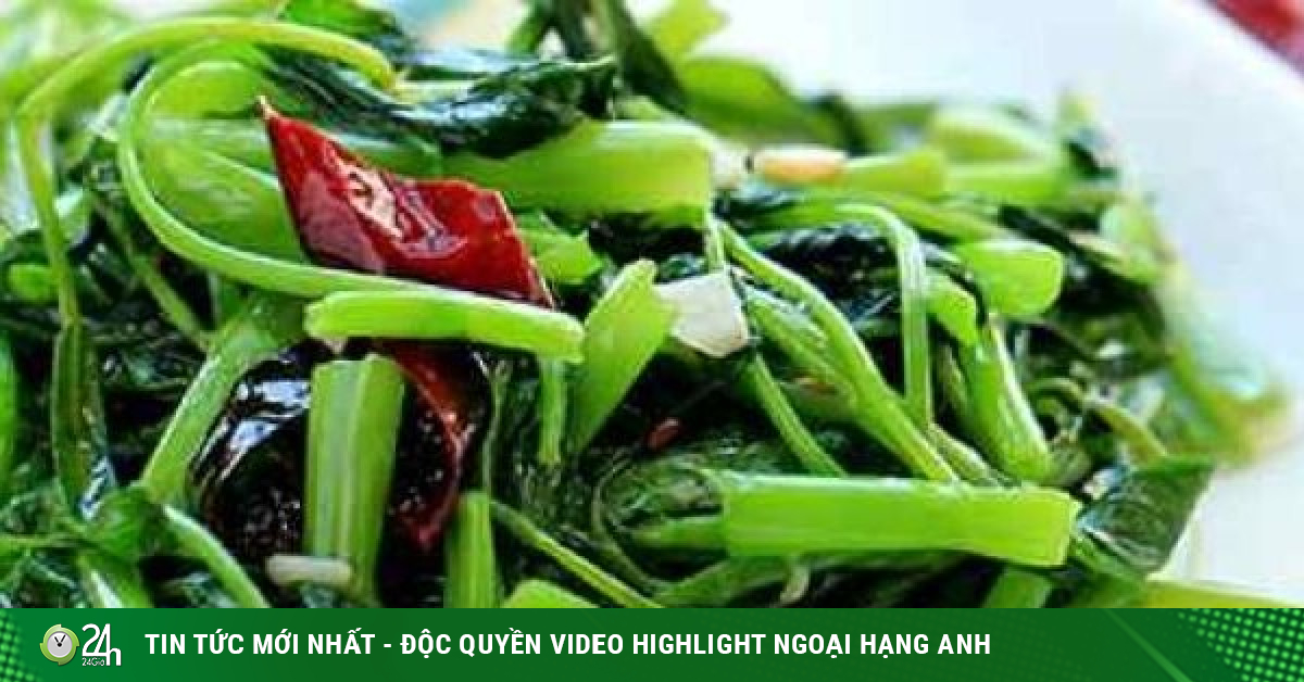 Stir-fry water spinach, just follow this step to ensure delicious greens, restaurant-grade