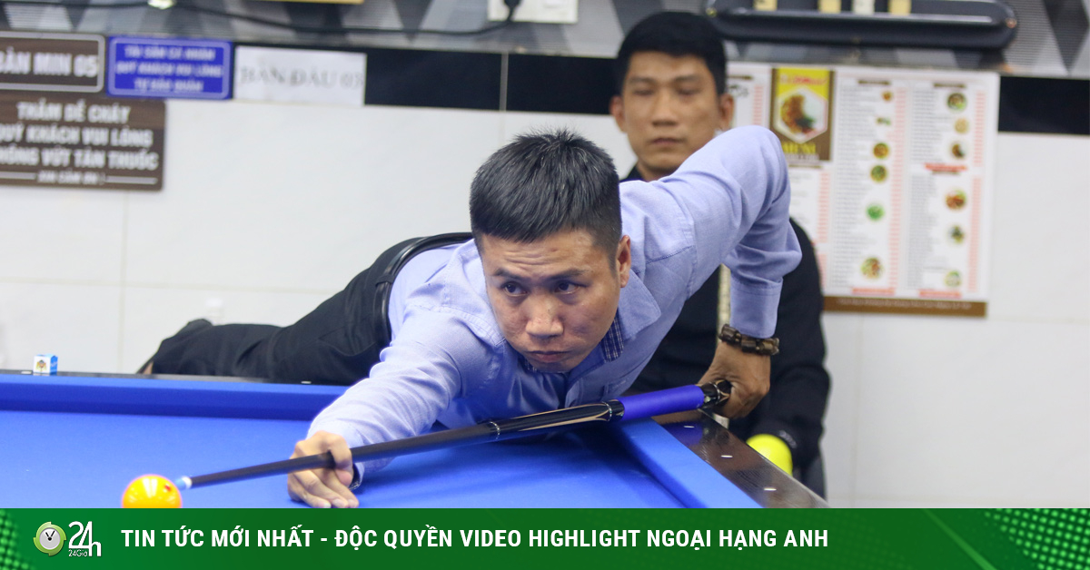 The billiards player scored like a bronze, the shock “King of the mad” Ngo Dinh Nai