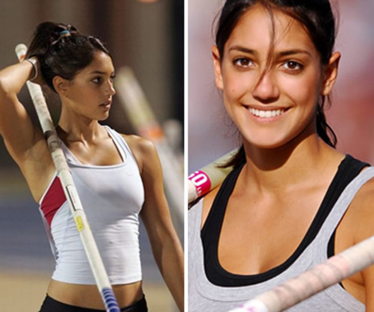 "Fairy"  The most beautiful pole vault in the world: Famous and then dead after 1 photo - 1