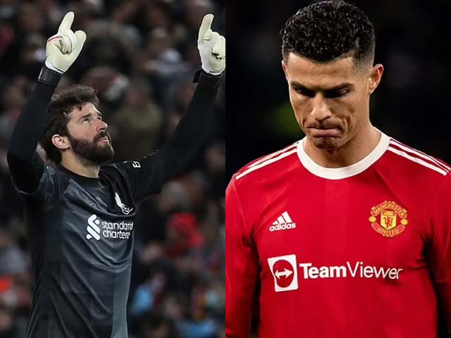 Goalkeeper Alisson wishes Ronaldo, 2 STARS Liverpool do something confusing - 1