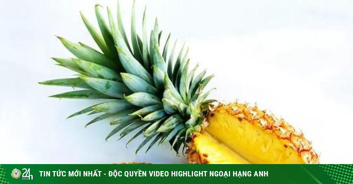 The “great taboo” when eating pineapple, need to know to avoid poisoning, even death