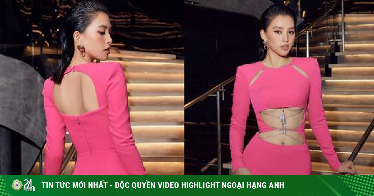 Receiving the ‘Face of the Year’ award for the second time, Tieu Vy shows off her hot body with a daring split skirt-Fashion