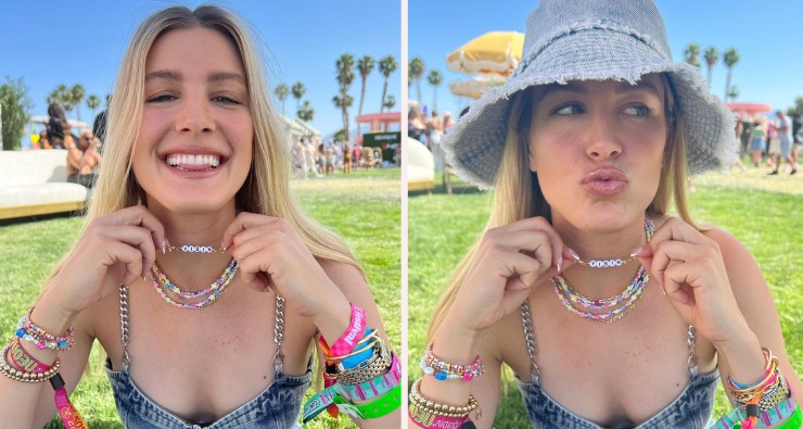 Eugenie Bouchard ăn mặc gợi cảm khi tham dự&nbsp;lễ hội âm nhạc lớn nhất thế giới Coachella