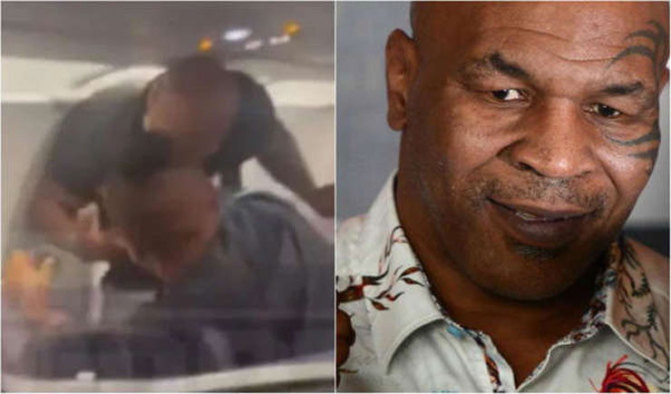 Shock: Revealed clip of Mike Tyson punching and bleeding passengers in the same plane - 1