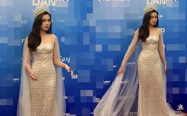 Qua camera thường của người hâm mộ, Hoa hậu quê Thanh Hóa được nhận xét trông vẫn rất xinh đẹp dù chất lượng ảnh khá thấp.
