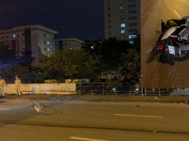 Truy tìm chiếc xe gây tai nạn khiến 2 thanh niên đi SH thương vong ở Hà Nội
