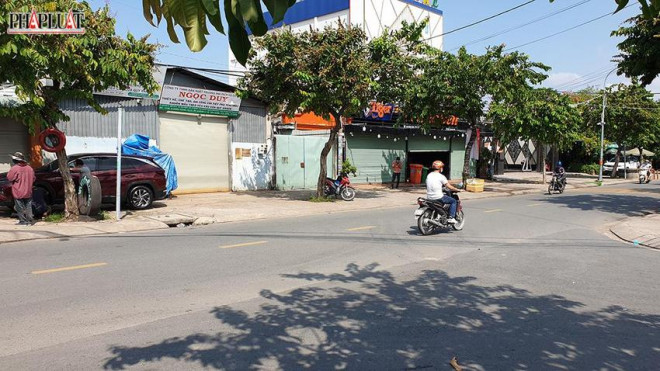 Khu vực hiện trường trên địa bàn xã Tân Xuân, huyện Hóc Môn. Ảnh: NT