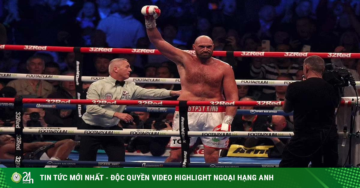 “Gypsy King” Fury launched a knock-out attack, the opponent had to breathe oxygen urgently