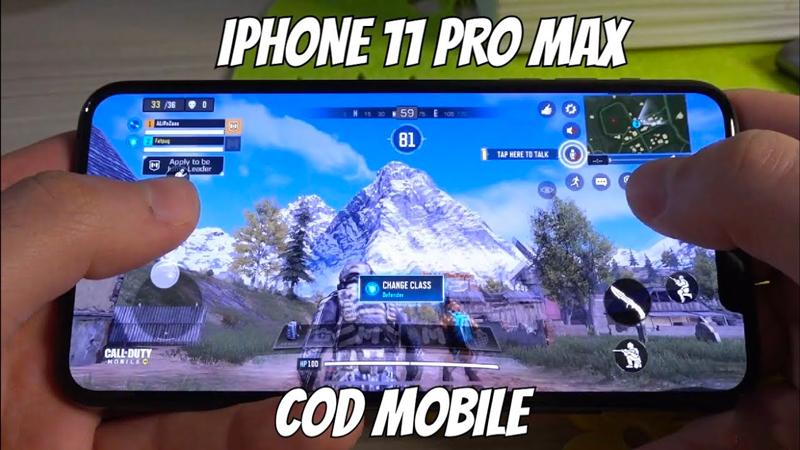 iPhone 11 Pro Max chơi tốt game Call Of Duty mobile ở mức setting high